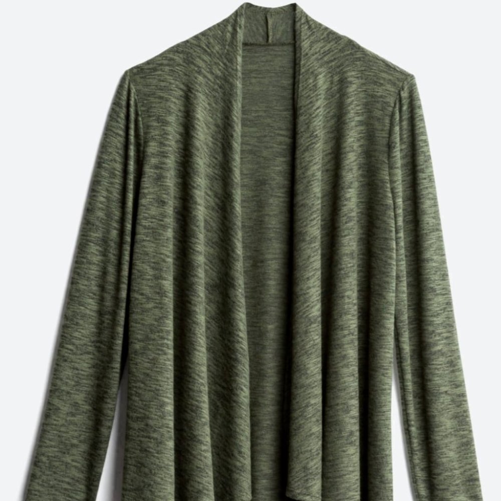 Cotton Emporium Marybeth Waterfall Brushed Knit Cardigan Size Small StitchFix
